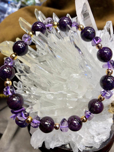 Sugilite X Amethyst Bracelet